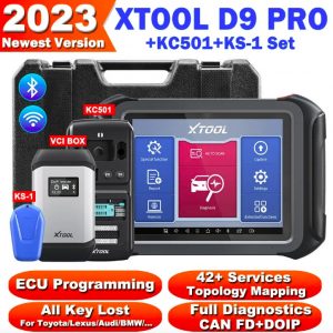XTOOL D9 PRO KC501 KS-1 Car Diagnostic Tool Key Programmer Online Coding Scanner