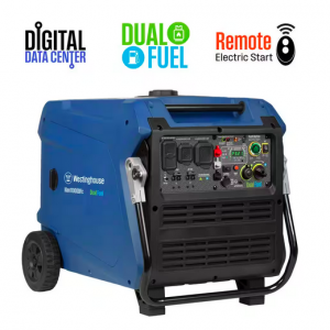 11,000-Watt Electric Start Gasoline and Propane Inverter Generator with CO Sensor, Dual Fuel
